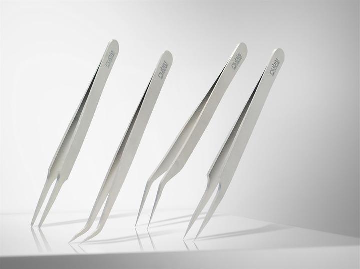 Immagine prodotto Rubis Set pinzette per ciglia, 4 pezzi, Inox
