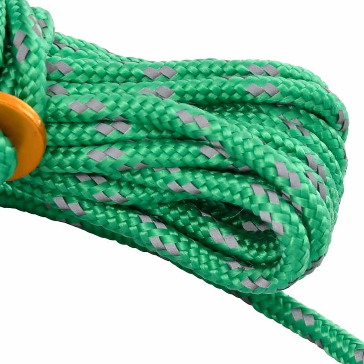 Image du produit VidaXL Cordes de tente avec tendeurs de corde 8 pcs. Réflectif 4 m 4 mm