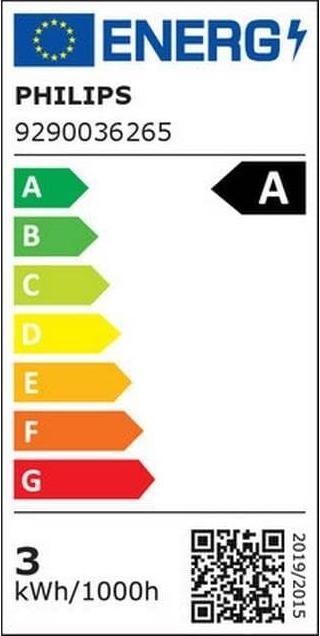 Label énergétique Philips LED Classic (E27, 2.30 W, 485 lm, 1 x, A)