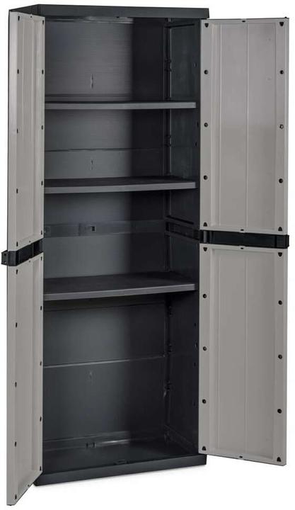 Produktbild Toomax Schrank Bios midi 65 x 165 cm Schwarz/Warmgrau (65 cm, 165 cm)