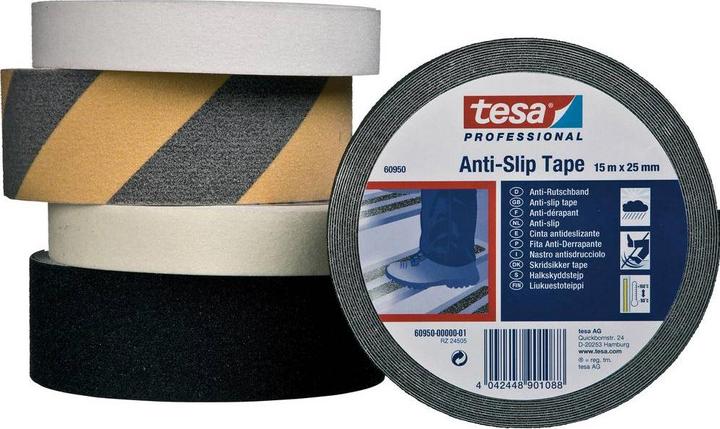 Immagine prodotto tesa Anti-Rutsch Klebenband,15 x 25mm,schwarz (25 mm)