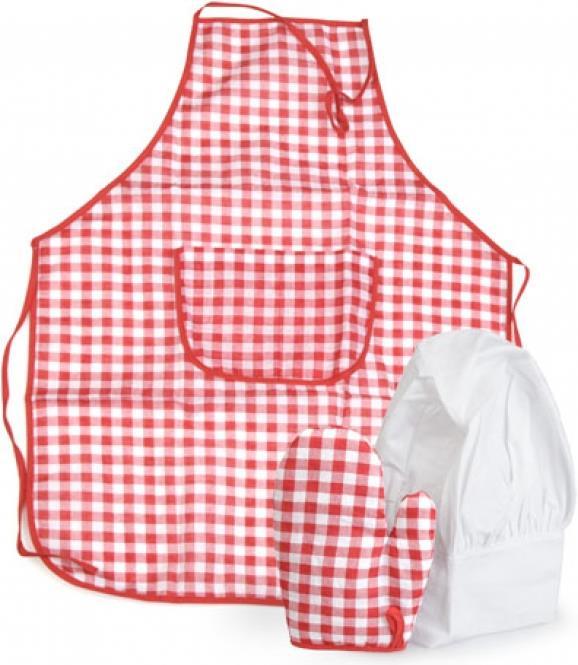 Egmont grembiule da cucina, guanto e cappello