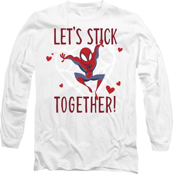 Produktbild Spiderman Stick Together TShirt Valentinstag (L)