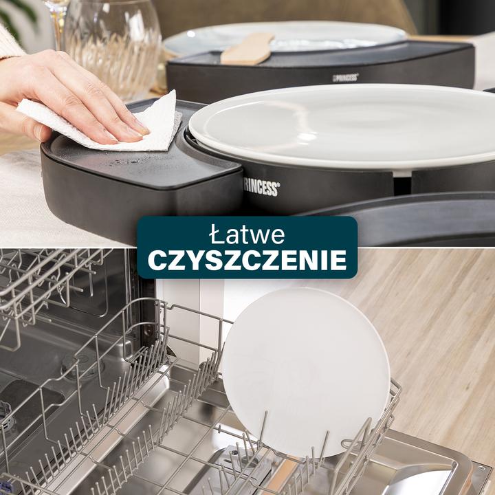 Immagine prodotto Princess 103070 Dinner4all Circle - 4 griglie individuali - 4 x 250 W - Spatola inclusa