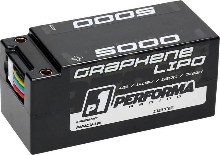 Performa Racing Graphene Lipo Shorty 5000 14.8V 120C (14.80 V, 5000 mAh)