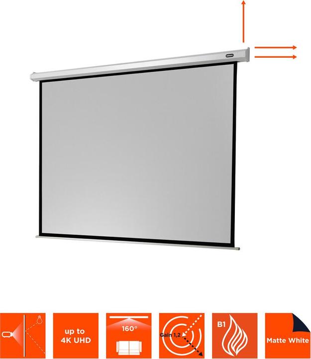 Produktbild Celexon Economy electric screen - Leinwand - Deckenmontage möglich, geeignet für Wandmon (132.68", 4:3)