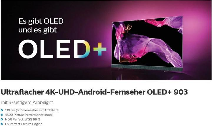 Actual product image Philips 55OLED903/12 (55", OLED, 4K, 2018)