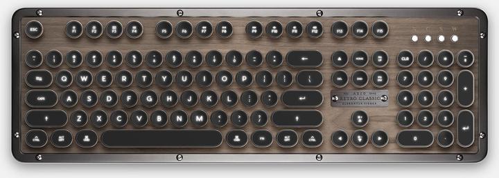 Actual product image Azio Retro Classic (CH, Cable, Wireless)