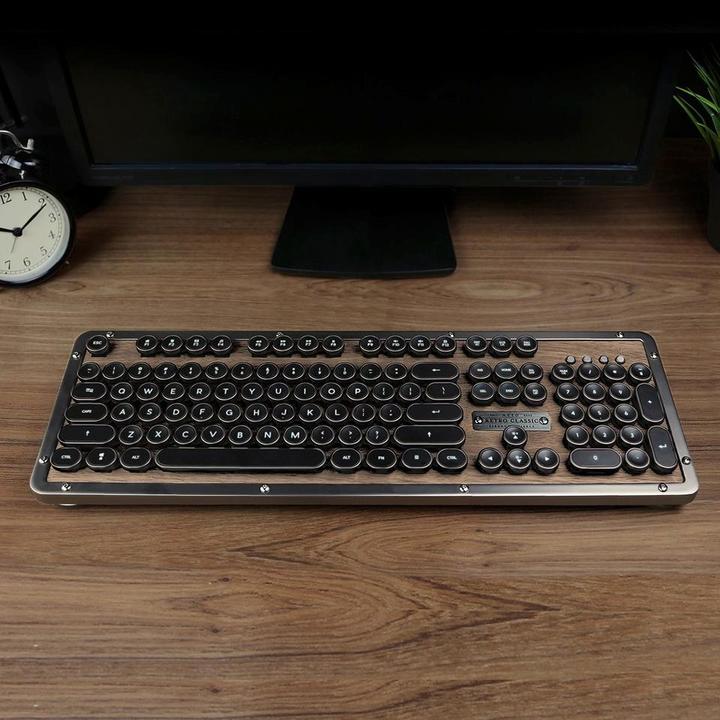 Actual product image Azio Retro Classic (CH, Cable, Wireless)