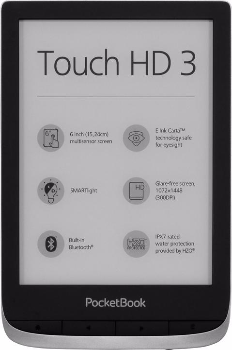 PocketBook Touch HD3 (6", 16 GB, Metallic Grey)