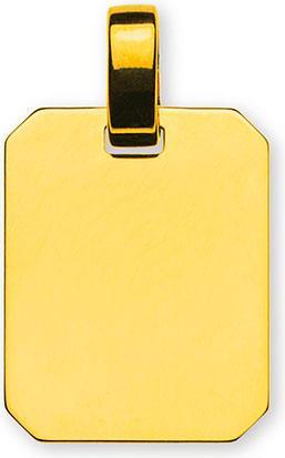 Immagine prodotto Natsumi Schmuck Ciondolo con incisione in oro 18K/750 rettangolare (Oro giallo 750/18 K Oro giallo)