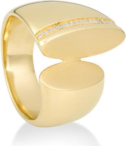 Image du produit Breuning BAGUE - BRILLE. 0,09 Ct. H/si (55, Or 750/18 K)
