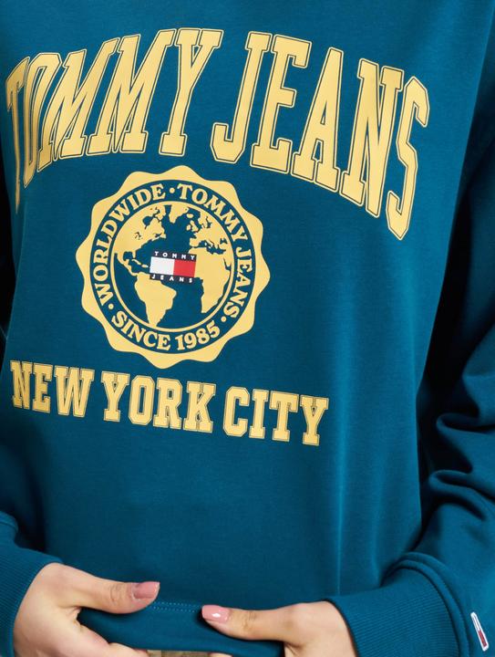 Produktbild Tommy Jeans Crop College Logo Sweater - 86543 (S)
