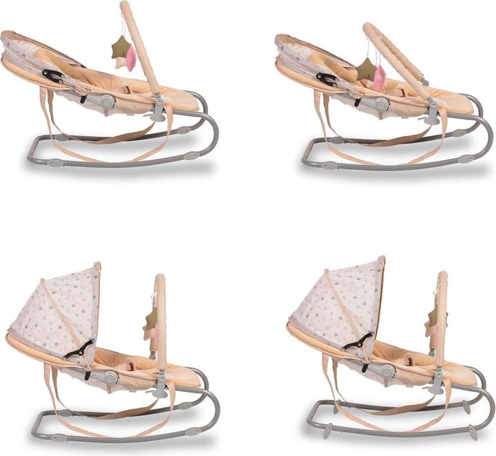 Produktbild Moni Babywippe Lulu verstellbar Spielbogen