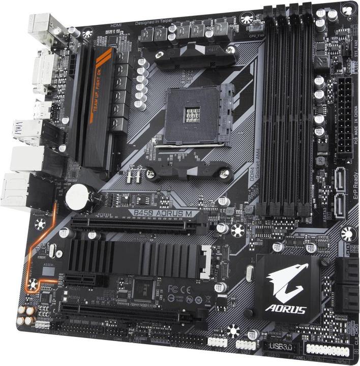 Immagine prodotto Gigabyte B450 Aorus M (AM4, AMD B450, mATX)