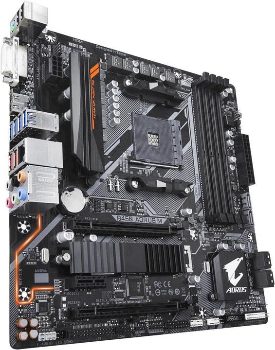 Immagine prodotto Gigabyte B450 Aorus M (AM4, AMD B450, mATX)