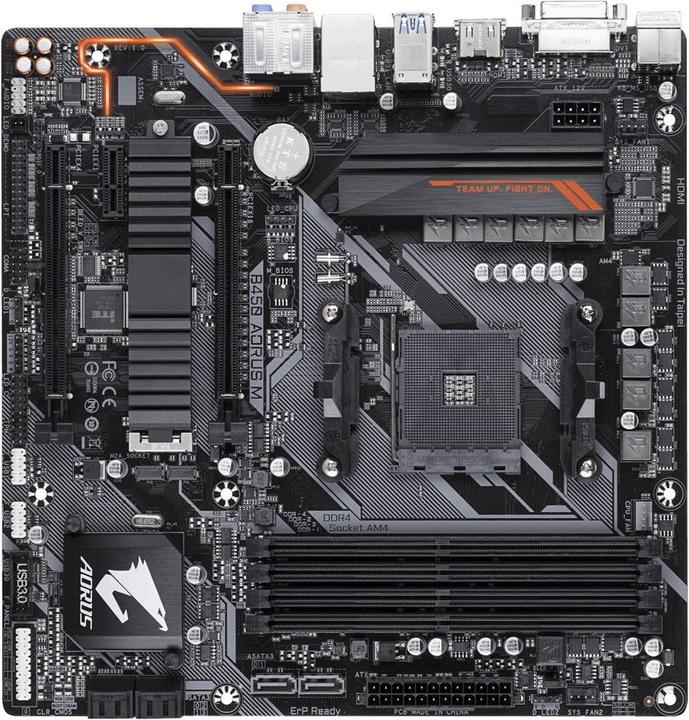 Immagine prodotto Gigabyte B450 Aorus M (AM4, AMD B450, mATX)