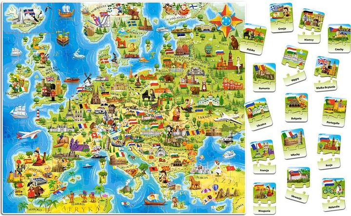 Actual product image Castorland Castor Map of Europe (180 pieces)