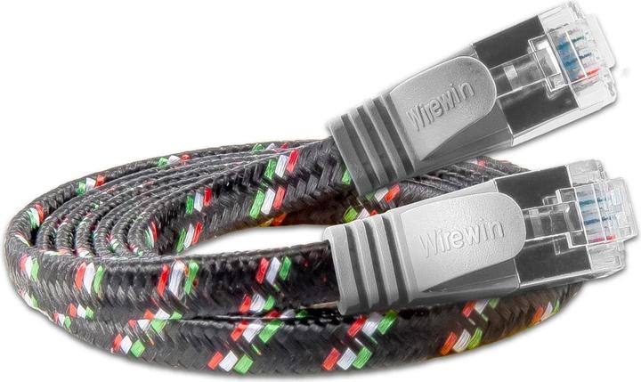 Immagine prodotto Wirewin Cavo di rete con rivestimento in nylon (STP, CAT6, 0.25 m)