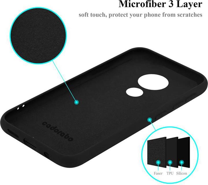 Actual product image Cadorabo TPU Liquid Silicone Case Cover (Motorola Moto G7 Power)