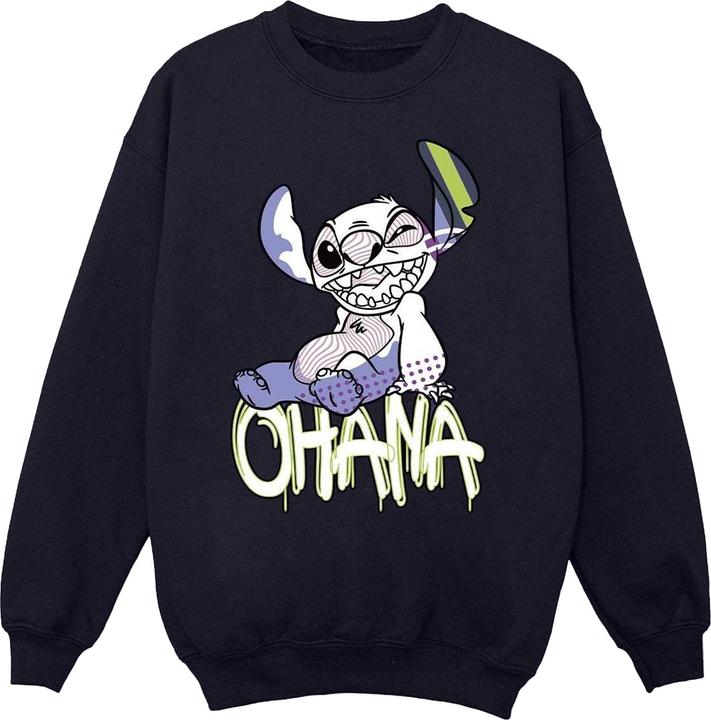 Produktbild Disney Lilo And Stitch Ohana Graffiti Sweatshirt (XL)