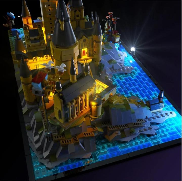 Produktbild Light my bricks LMB 2.0 LED Licht Set für LEGO 76419 Harry Potter Schloss Hogwarts mit Schlossgelände