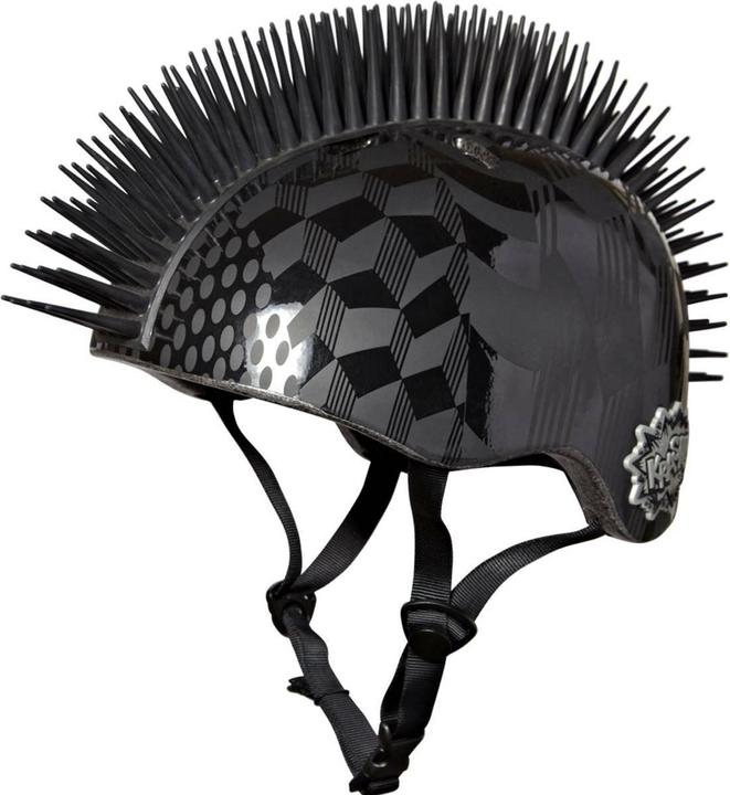 Produktbild C-Preme Kinderhelm Junior C-Remetery Cube Heart Schwarz HWK Grösse M Youth 8+ (54-58 cm) (neu) (54 - 58 cm)