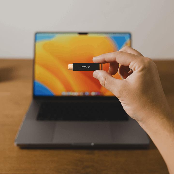Actual product image PNY USB stick 128GB USB 3.1 Elite-X Type-C (128 GB, USB-C)