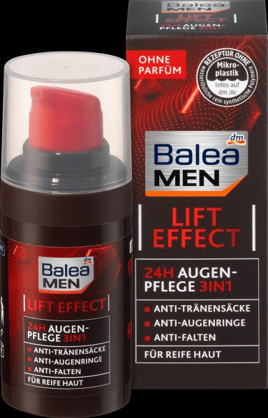 Actual product image dm Balea MEN Eye Cream Lift Effect 24h Eye Care 3in1 (15 ml, Day + Night)