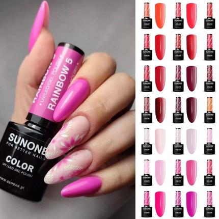 Actual product image Sunone Uv/Led Gel Polish Colour Hybrid Nail Polish R25 Rafaela 5Ml