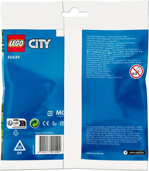 Actual product image LEGO Dog park and scooter (30639, LEGO City)