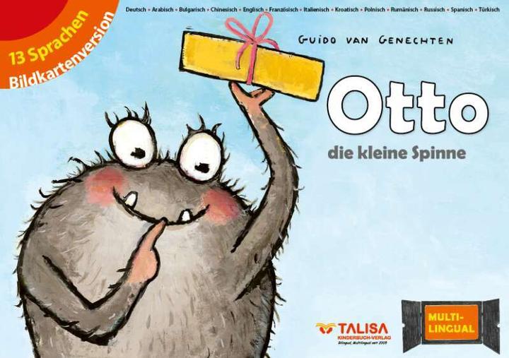 Actual product image Otto - the little spider, picture card version (Arabic, Bulgarian, Guido van Genechten, Aylin Keller, 2021)