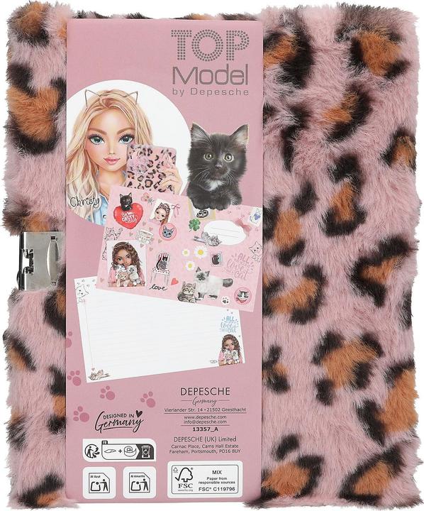 Actual product image Top Model TOPModel - COSY CAT Diary With Lock Pink ( 0413357 ) (Lined)