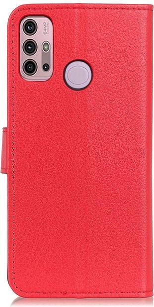 Actual product image MU Classic Litchi Leather Bookcover Series (Motorola Moto G30, Motorola Moto G10)