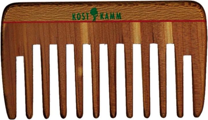 Kost Kamm Mini Taschenkamm Holz BREIT 9cm