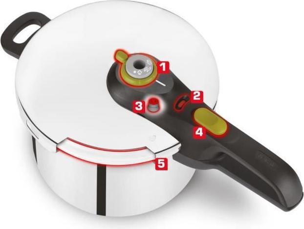 Produktbild Tefal Secure 5 Neo inkl. Dampfkorb (22 cm, Dampfkochtopf, Edelstahl)