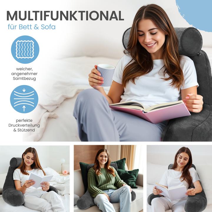 Image du produit Aktivshop Coussin de dossier (50 x 90 x 67 cm, 40 x 76 x 46 cm)