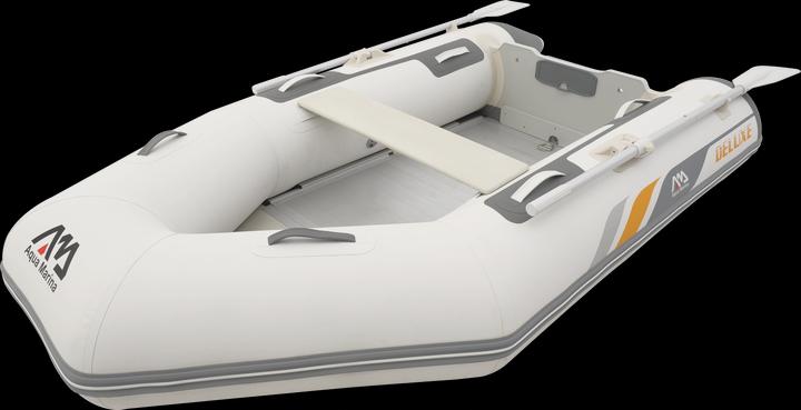 Actual product image Aqua Marina Deluxe inflatable boat 250x129 cm with reinforced high-pressure PVC fabric Repair kit Hand pump (250 cm, 3 pers.)