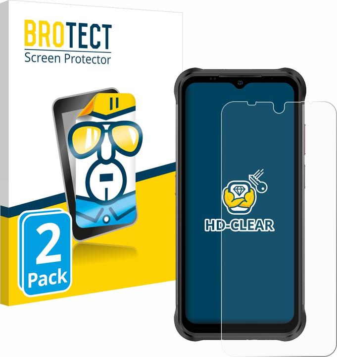 Actual product image BROTECT Screen Protector Clear (2 Piece, Ulefone Power Armor 14)