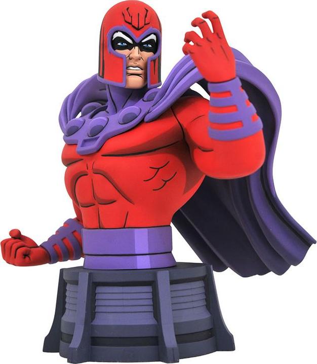Image du produit Diamond Select Toys Merc Figure Magneto Poly Resin Bust 15cm PVC 15cm Diamond Marvel Animated