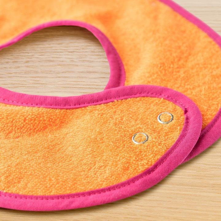 Produktbild Lätzchen 2er Set Riesen-Lätzchen mit Druckknöpfen - Dahlie Rosenpink