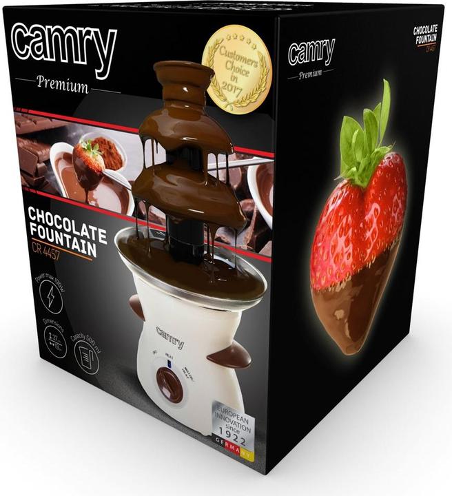 Actual product image Camry Chocolate Fountain, 80W (maximum 190W) W
