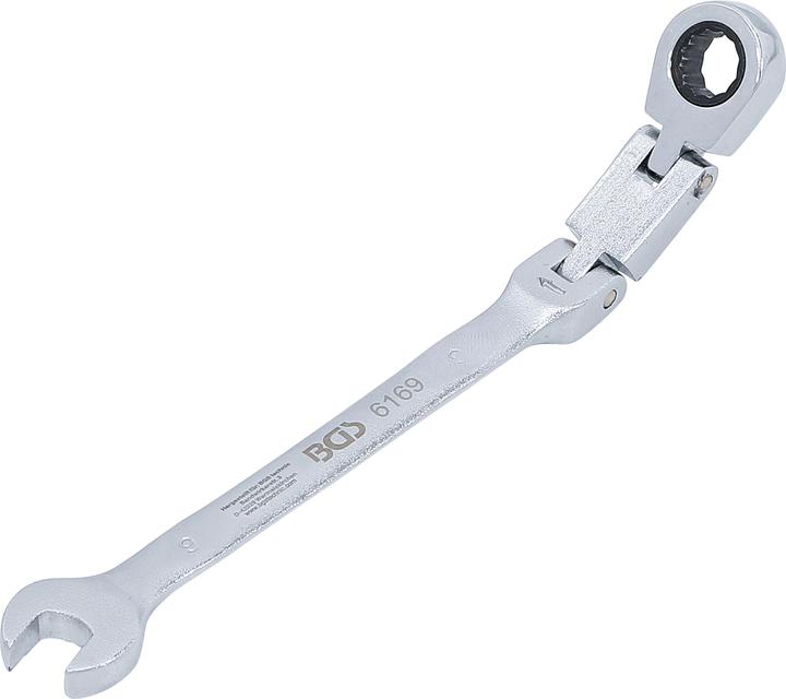 Immagine prodotto BGS Chiave combinata a cricchetto con doppio snodo regolabile 9 mm (9 mm)