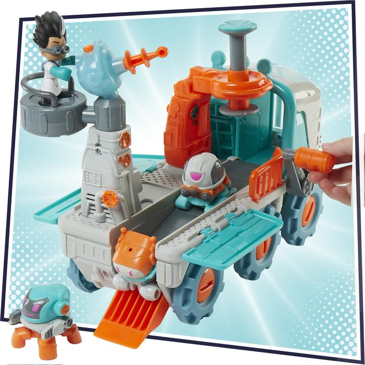 Image du produit PJ Masks Jouet préscolaire Romeo's Robot Lab, véhicule 2-en-1 et Ro