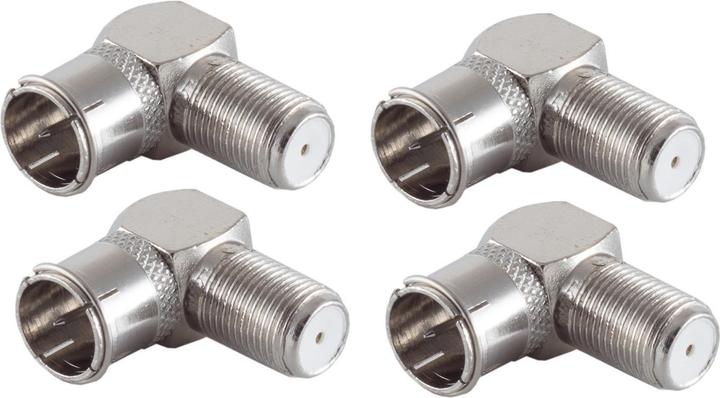 Produktbild Shiverpeaks SHVP BS15-300514 5x F-Quick Winkel-Adapter F-Stecker auf F-Buchse (Antennenkabel)