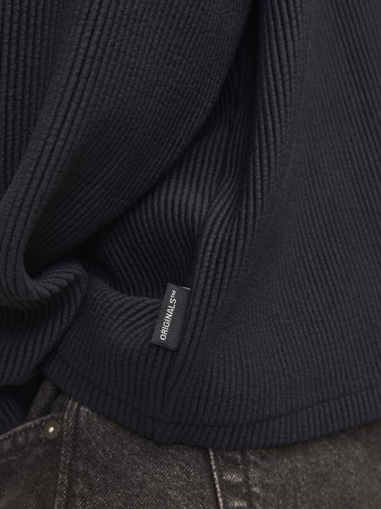 Produktbild Jack & Jones Jorrick Plisse Sweat Zip Split Polo Ln (L)