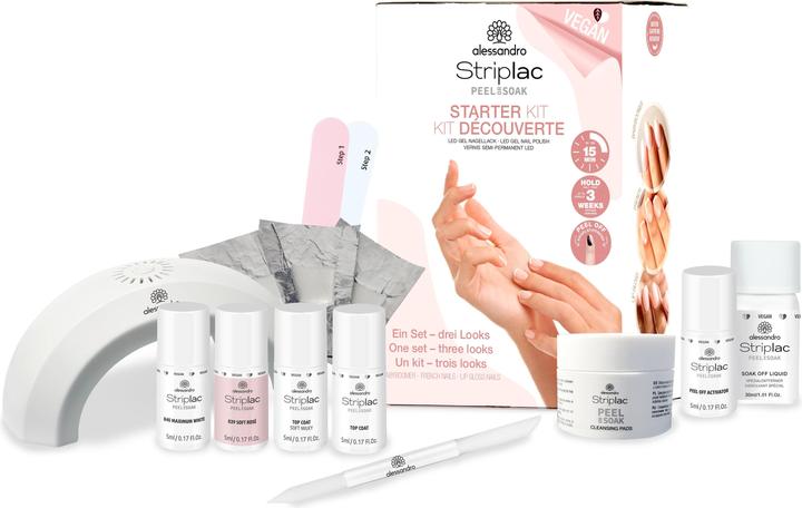 Alessandro 3in1 Starter Kit (Mehrfarbig, Gel-Effekt Nagellack)