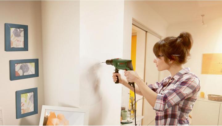 Produktbild Bosch Home & Garden Schlagbohrmaschine EasyImpact 600 mit Tragekoffer (Netzbetrieb)