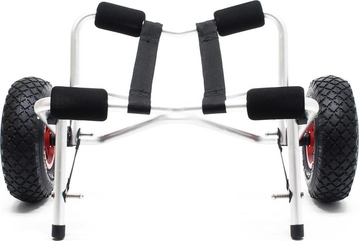 Actual product image Wiltec Kayak Canoe trolley cart carrier aluminium folding max 68kg (1 pers.)