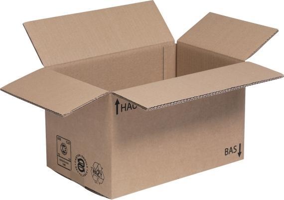 Produktbild Nordiskt Papper AB Standardkasse, 2-lag, 350x230x260 mm - (20 stk.)